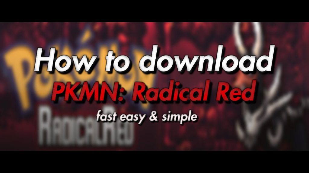 Download Pokemon Radical Red for Free on Mediafire