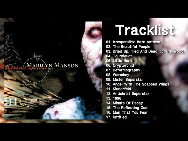 Download Marilyn Manson’s Antichrist Superstar Album (1996) for Free on Mediafire