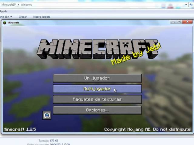Download Minecraft SP for Free from Mediafire