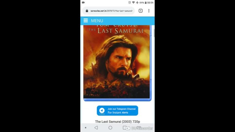 Download the The Last Samurai Watch movie from Mediafire