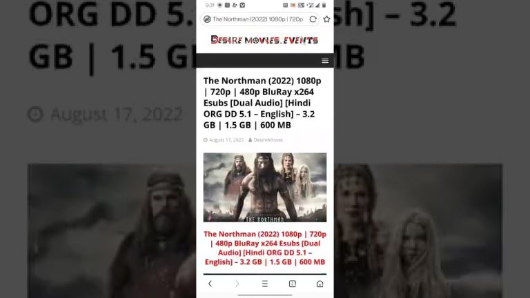Download the Northman movie from Mediafire