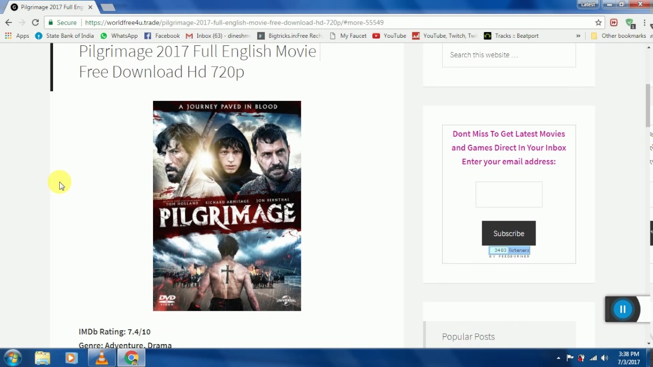 Download the Pilgrimage 2017 movie from Mediafire Download the Pilgrimage 2017 movie from Mediafire