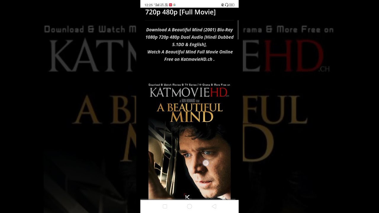 Download the Beatuiful Mind movie from Mediafire Download the Beatuiful Mind movie from Mediafire