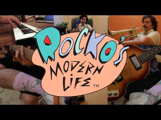 Download the Rockos Modern Life Logo series from Mediafire