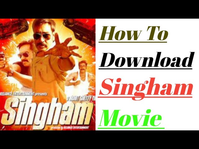 Download the Singham Full movie from Mediafire